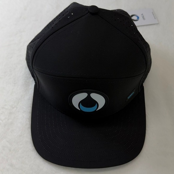 NWT ORCA Signature Men's Black/Blue Snapback Ballball Cap - Picture 2 of 8